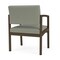Lesro Lenox Steel Wide Guest Chair Metal Frame, Bronze, OH Eucalyptus Upholstery LS1201 - alternate 2